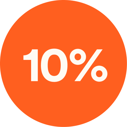 10% cashback